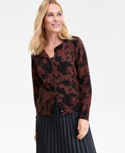 I.N.C. International Concepts Womens Animal Print Cardigan P Xs 3x Macys Exclusive