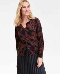 I.N.C. International Concepts Womens Animal Print Cardigan P Xs 3x Macys Exclusive