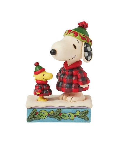 Jim Shore Snoopy and Woodstock Puffer Figurine