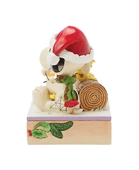 Jim Shore Snoopy and Woodstock Roasting Figurine