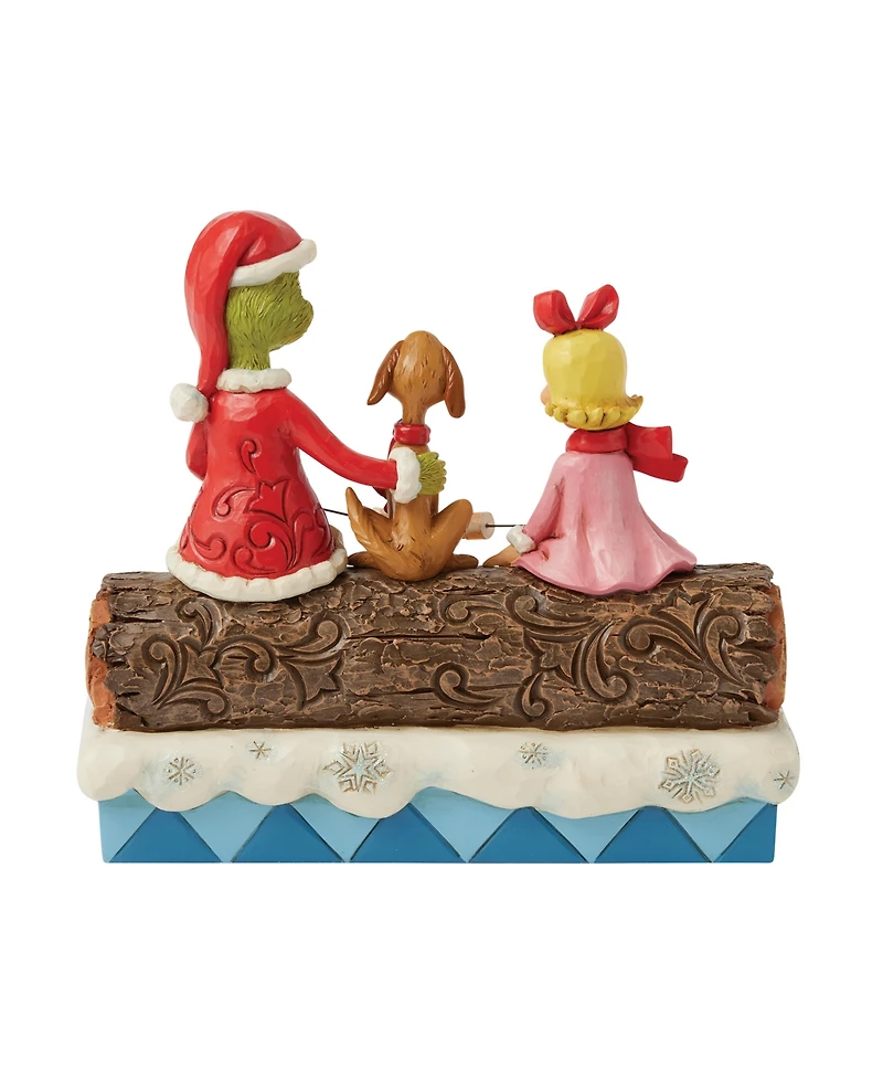 Jim Shore Grinch, Max and Cindy Roasting Figurine
