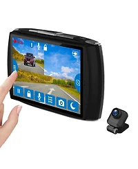Z-edge 4 Touchscreen 4K Wi-Fi Dash Cam, 2K+1080P Front & Rear, Night Vision, Wdr, G-Sensor, Loop Recording, Parking Mode, 32Gb Tf Card Included