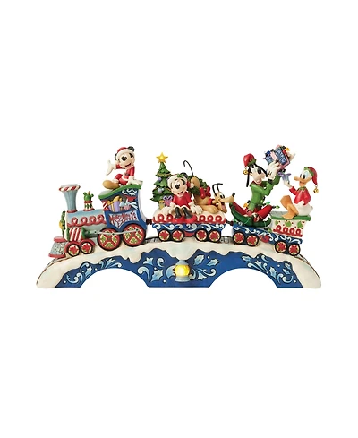 Jim Shore Mickey and Friends Train Figurine