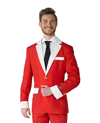 Suitmeister Men's Christmas Suit - Ugly Holiday Festive Nordic Pixel Outfit