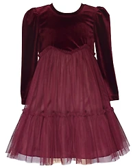 Bonnie Jean Little and Toddler Girls Velvet Ballerina Dress