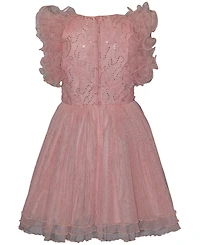 Bonnie Jean Big Girls Ruffle Sleeve Ballerina Party Dress
