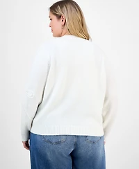 And Now This Trendy Plus Bow Soutache Cardigan, Macy's Exclusive
