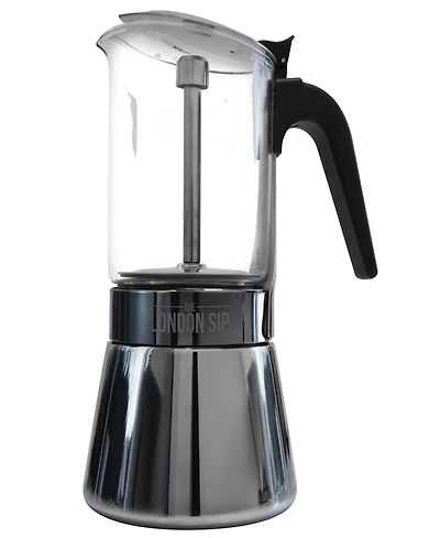 London Sip Stainless Steel 9-Cup Espresso Maker