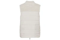 Olsen Women's Mixed Media Zip Front Vest