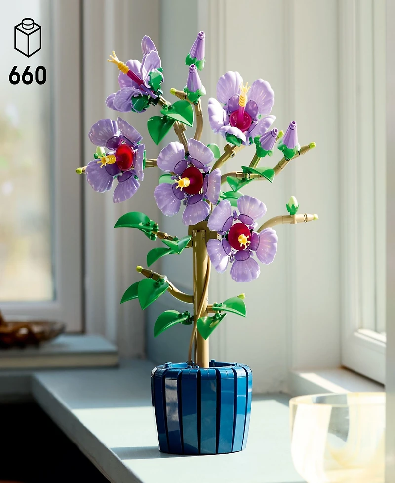 Lego Botanicals Hibiscus Flower Building Set 10372, 660 Pieces