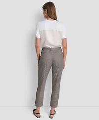 Dkny Petite Houndstooth Ankle Pants