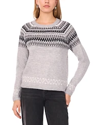 Sam & Jess Women's Cozy Fairisle Sweater
