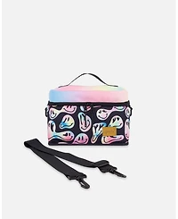 Deux par Deux Girl Lunch Box Smiley Face Girl - Toddler|Child