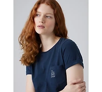 Levi's Women's Margot Cotton Embroidered-Trim T-Shirt