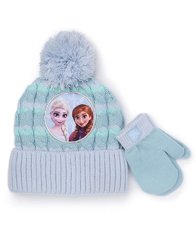 Frozen Toddler Girls 2-Piece Beanie and Mitten Set