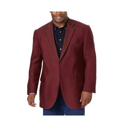 KingSize Men's Big & Tall Microsuede Blazer