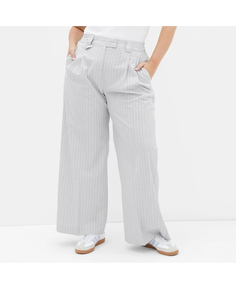 City Chic Plus Jazmin Straight Pant