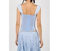 WeWoreWhat Ruched Cup Corset