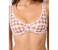 WeWoreWhat Women's Scoop Underwire Top