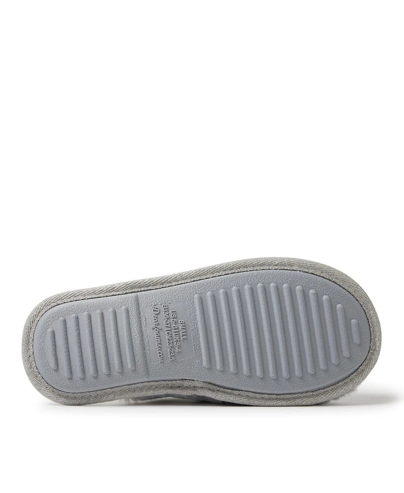 Dearfoams Women's Bridal Celebration Fuzzy Scuff House Slipper