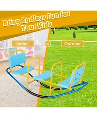 Outdoor Kids Seesaw Swivel Teeter for Ages 3 to 8 Years