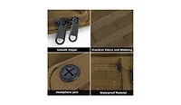 Tactical Chest Pack Running Bag: Outdoor Sports Lightweight Water Resistant - Hiking Edc Vest Rig Pack Men Women(Tactical Brown)