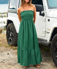 Cupshe Women's Light as Leaves Maxi Beach Dress