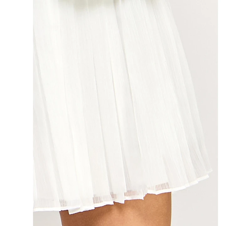 Seni & Cade Juniors' Sleeveless Chiffon Vest Dress