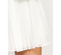 Seni & Cade Juniors' Sleeveless Chiffon Vest Dress