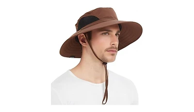 Multijoy Wide Brim Sun Hat, Upf 50+ Uv Protection Waterproof Packable Bucket Hat for Men & Women