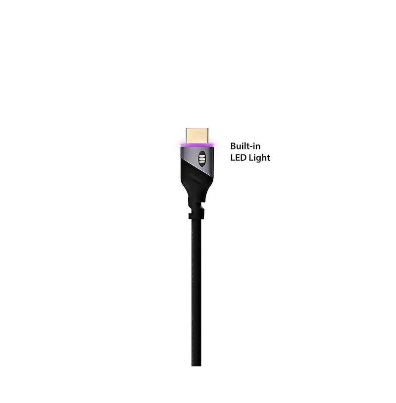 Monster Cable Purple Led 6FT Hdmi Cable
