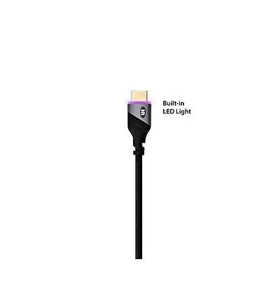 Monster Cable Purple Led 6FT Hdmi Cable