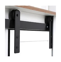 American Furniture Classics Countryside Barn Door Buffet with Two Sliding Barn Doors and Three Drawers