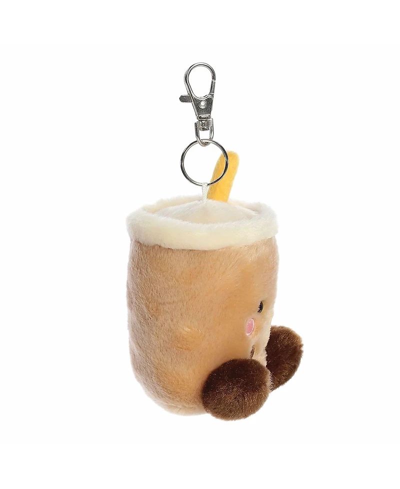Aurora Mini Milky Tea Boba Palm Pals Adorable Clip-On Brown 4"