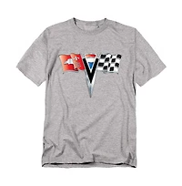 Logovision Men's Chevrolet 2nd Gen Vette Nose Emblem T-Shirt