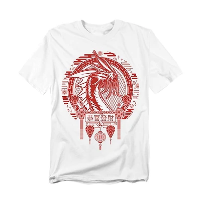 Logovision Men's Dungeons And Dragons Year Of The Dragon Beast Clouds T-Shirt