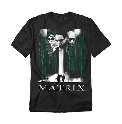 Logovision Men's The Matrix Neo, Morpheus, Trinity T-Shirt