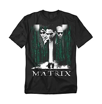 Logovision Men's The Matrix Neo, Morpheus, Trinity T-Shirt