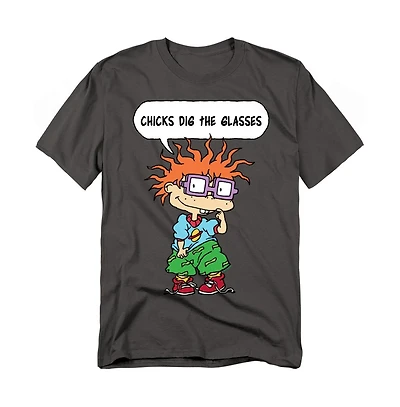 Logovision Men's Rugrats Chucky Chicks Dig The Glasses T-Shirt