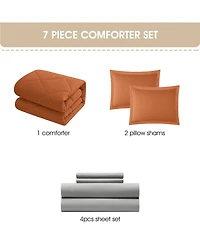 Stratford Park Arelia Geometric 5-Pc. Comforter Set, Twin