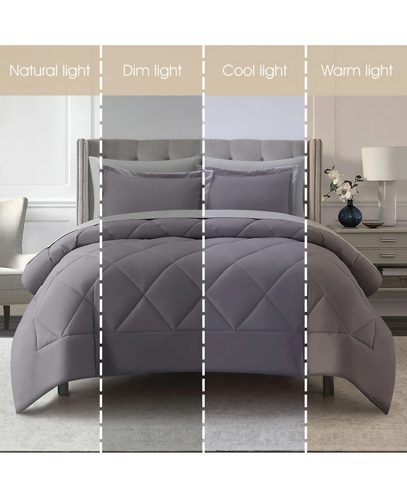 Stratford Park Arelia Geometric 7-Pc. Comforter Set, King
