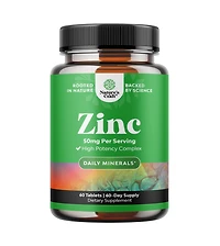Nature's Craft Zinc Advanced Complex Supplement, Nature's Craft, 60 Tablets