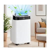 Gaomon 10,000 Btu Portable Air Conditioner - 3-in-1 Cooling, Fan & Dehumidifier, Includes Window Kit, Exhaust Hose, 24H Timer, Cools 450 Sq. Ft
