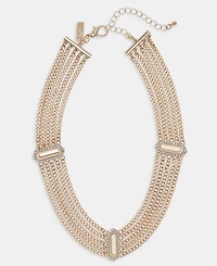 I.n.c. International Concepts Pave Multi-Chain Statement Necklace, 17" + 3" extender, Macy's Exclusive