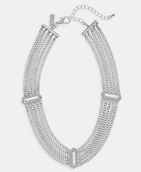I.n.c. International Concepts Pave Multi-Chain Statement Necklace, 17" + 3" extender, Macy's Exclusive