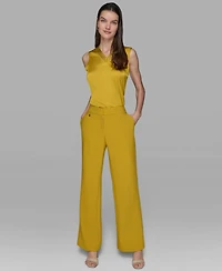 Karl Lagerfeld Paris Women's Straight-Leg Pants
