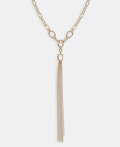 I.n.c. International Concepts Chain Tassel Lariat Necklace, 20" + 3" extender, Macy's Exclusive