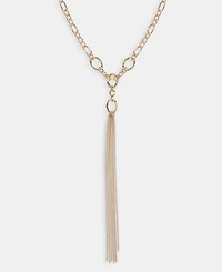 I.n.c. International Concepts Chain Tassel Lariat Necklace, 20" + 3" extender, Macy's Exclusive