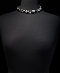 I.n.c. International Concepts Crystal Chain Link Collar Necklace, 15-1/2" + 3" extender, Macy's Exclusive