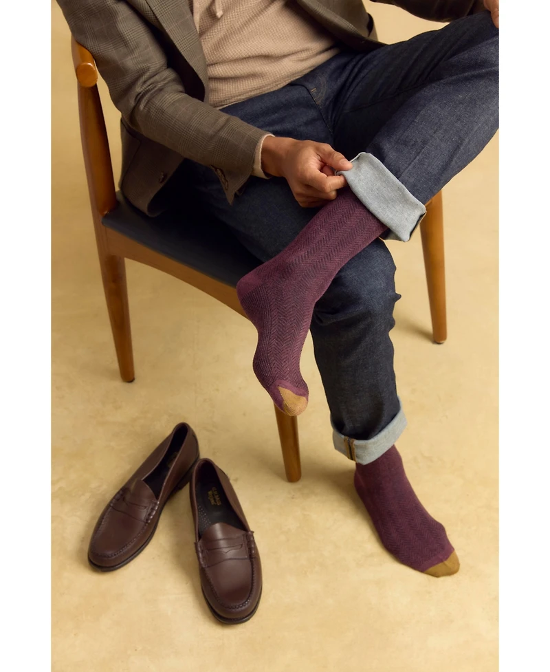 Gold Toe Men's 6-pack Cambridge Solid Crew Socks